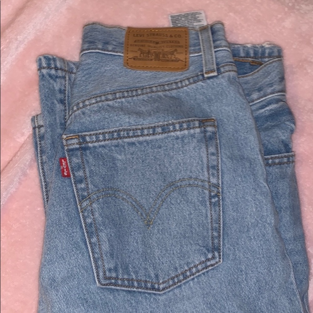 Levi Ribcage Split Flare Jeans
